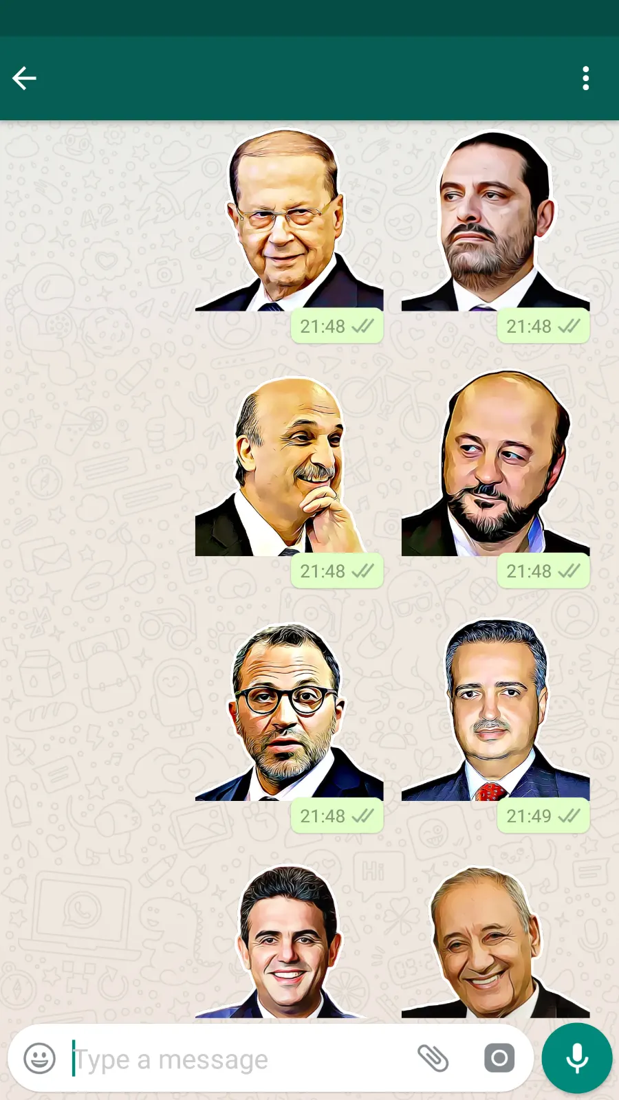 Lebanese Stickers - WAStickerA | Indus Appstore | Screenshot