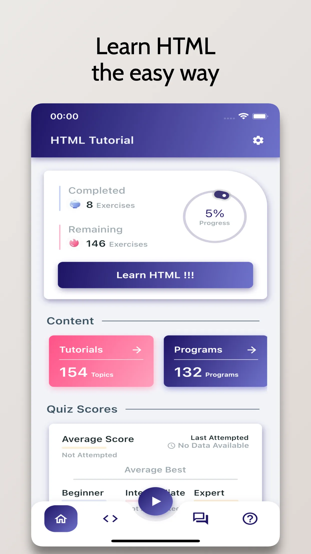 HTML Tutorial - Simplified | Indus Appstore | Screenshot