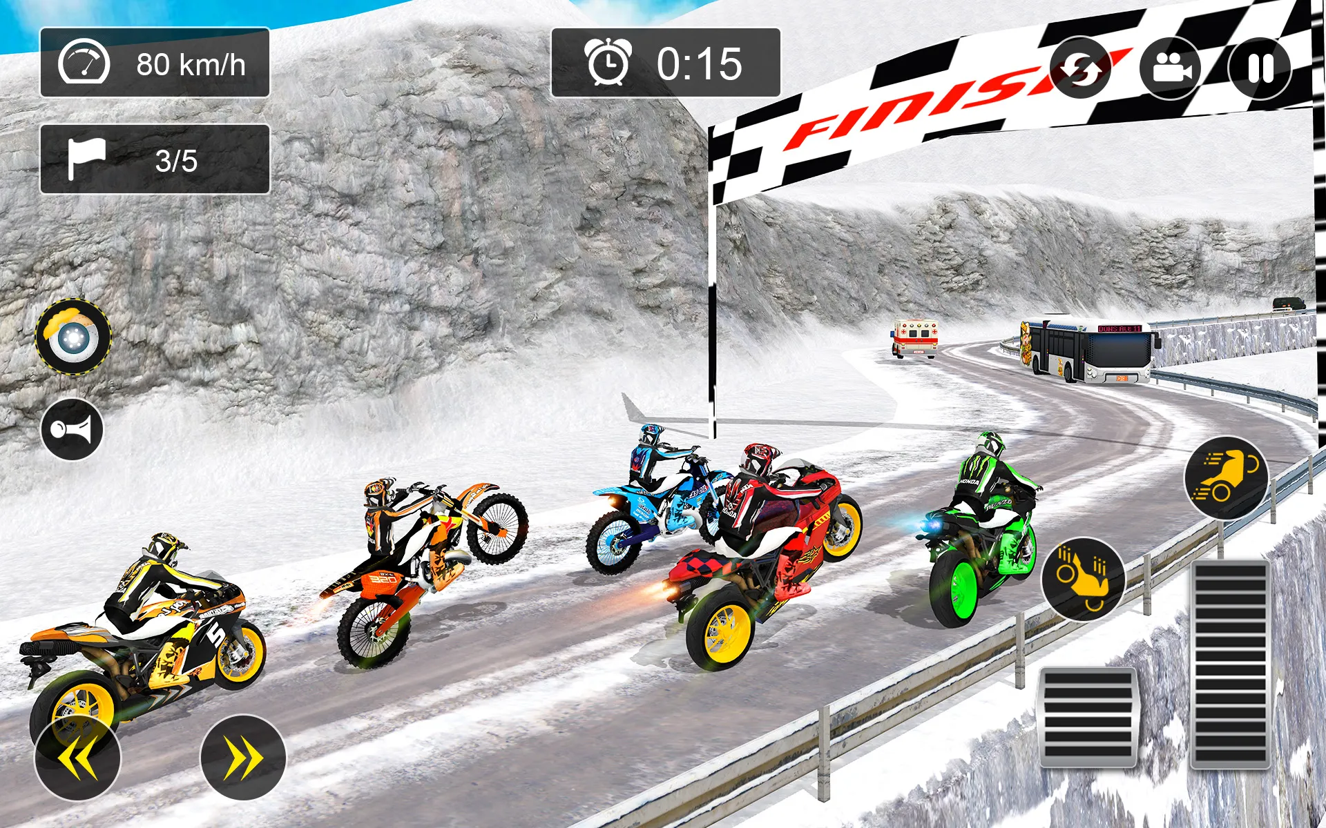 Snow Mountain Bike Racing 2022 | Indus Appstore | Screenshot
