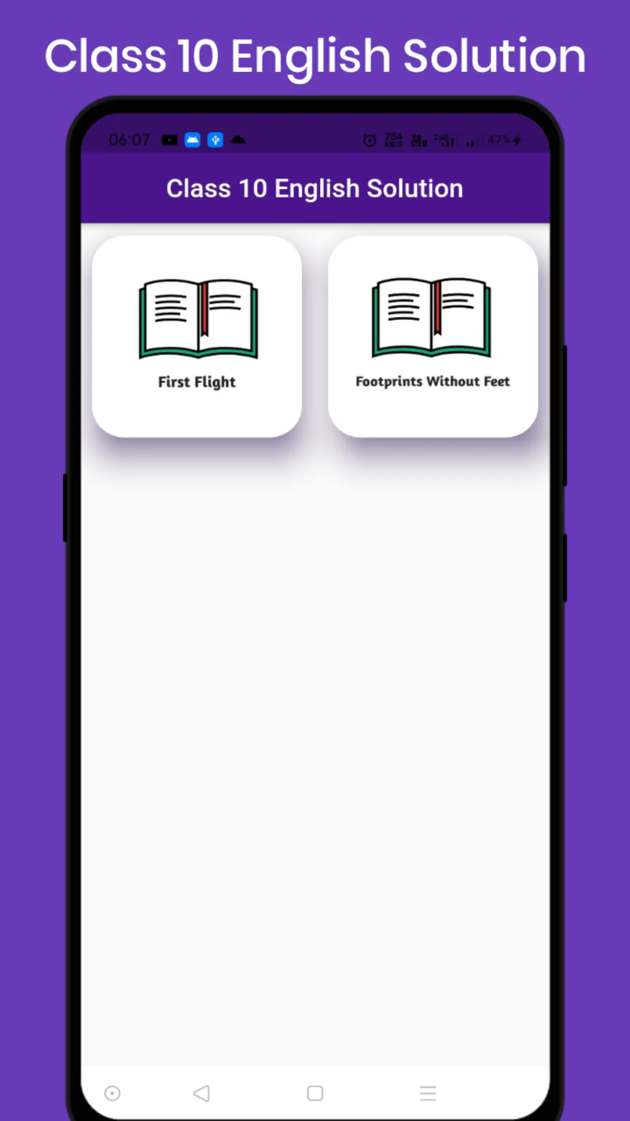 Class 10 English Solution | Indus Appstore | Screenshot