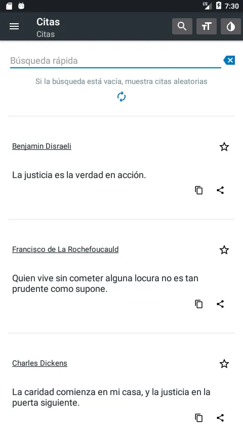 Frases y citas célebres 15 000 | Indus Appstore | Screenshot