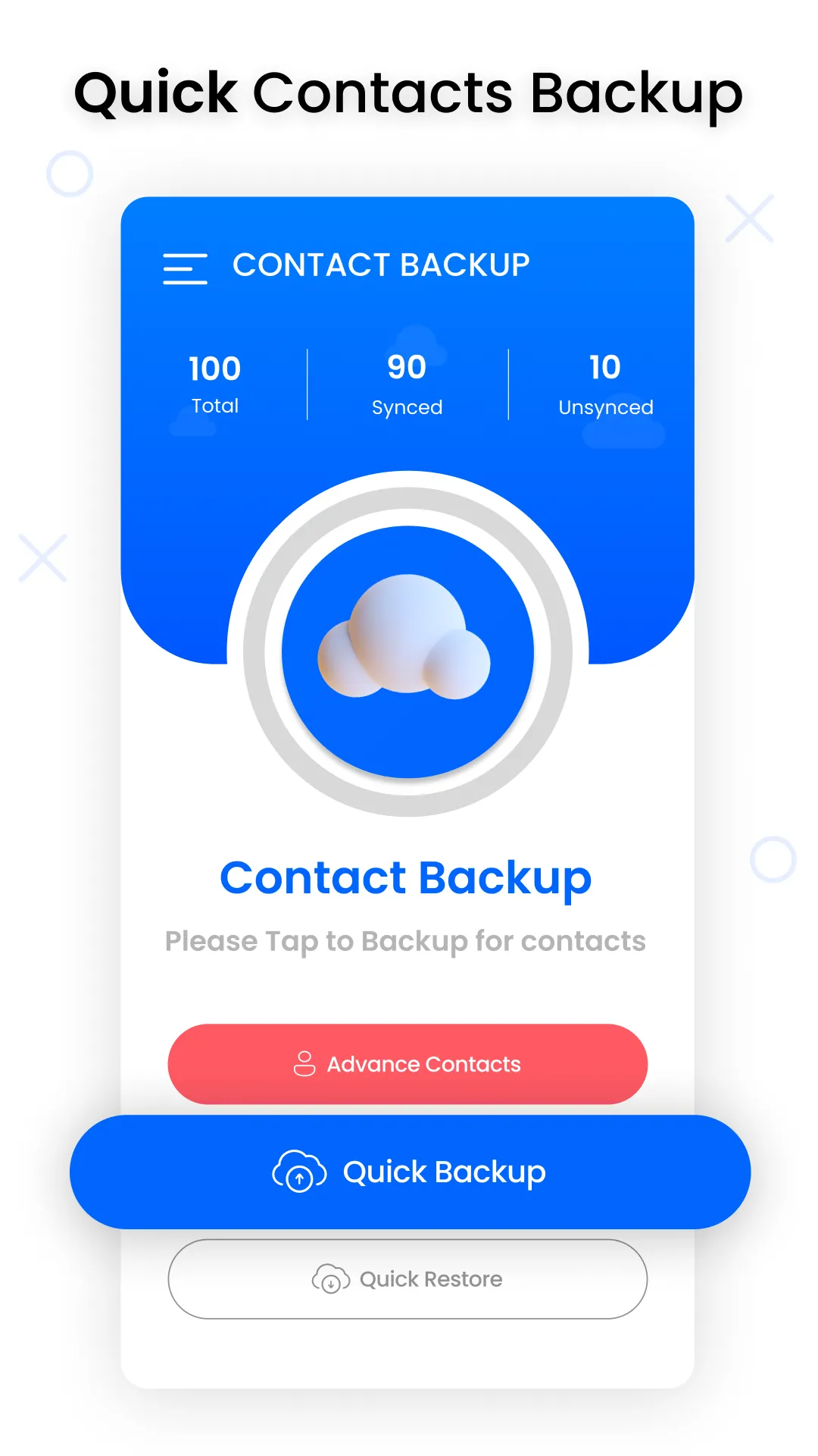 Contacts Backup & Transfer App | Indus Appstore | Screenshot