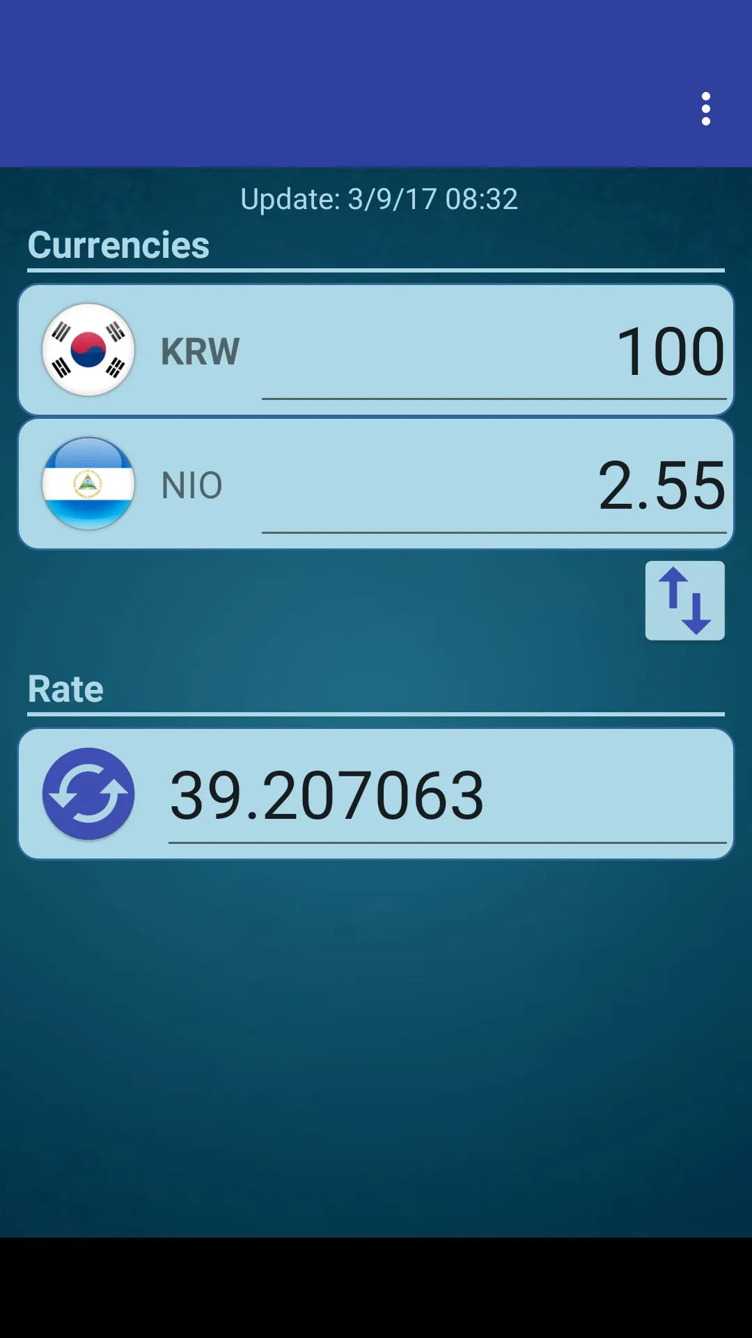 S Korea Won x Cordoba Oro | Indus Appstore | Screenshot