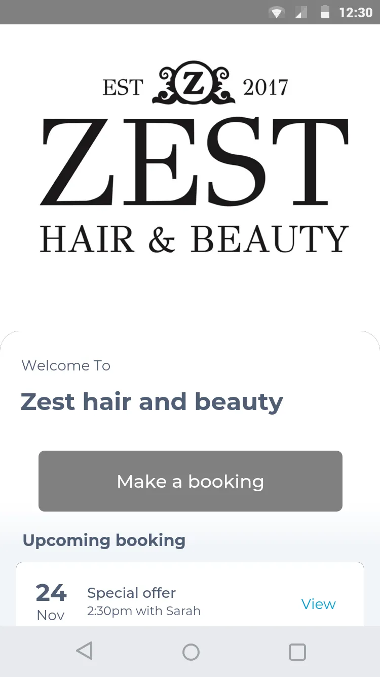 Zest hair and beauty | Indus Appstore | Screenshot