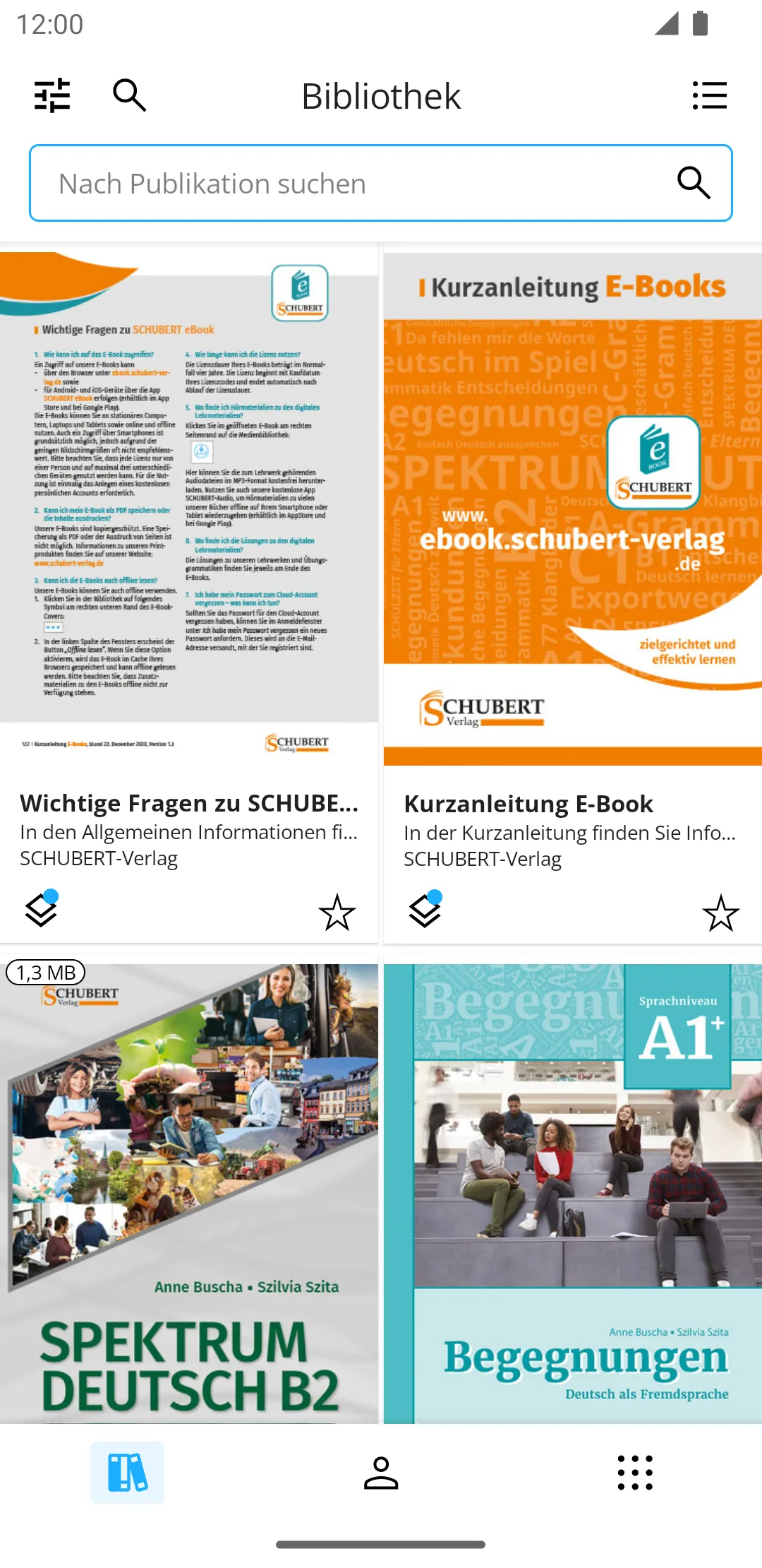 Schubert eBook | Indus Appstore | Screenshot