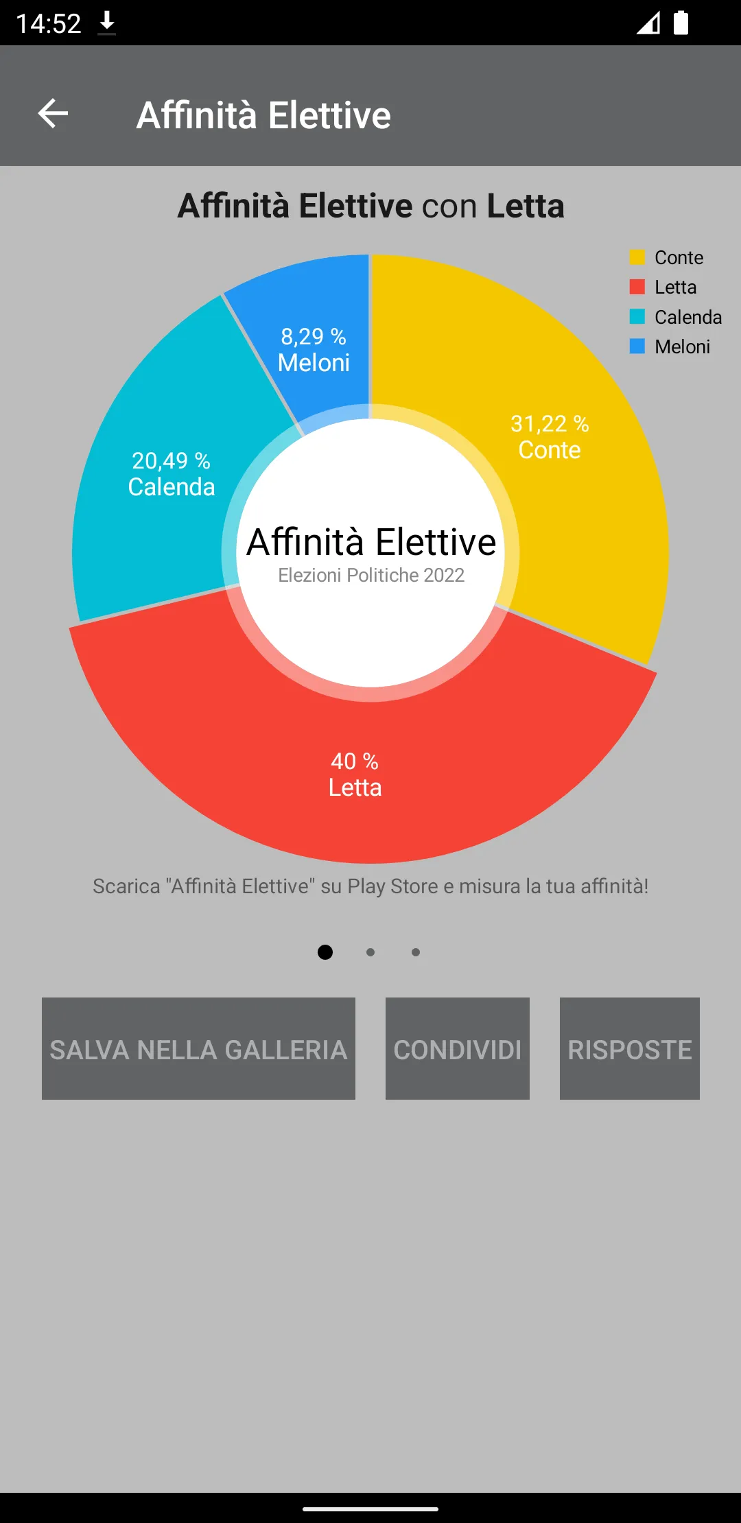 AffinitàElettive Elezioni 2022 | Indus Appstore | Screenshot