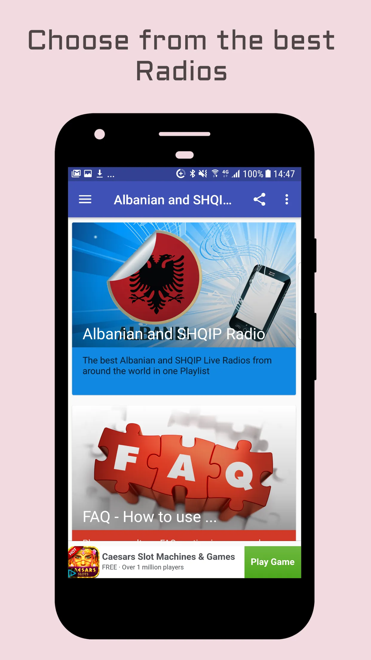 Albanian & SHQIP Music Radio | Indus Appstore | Screenshot