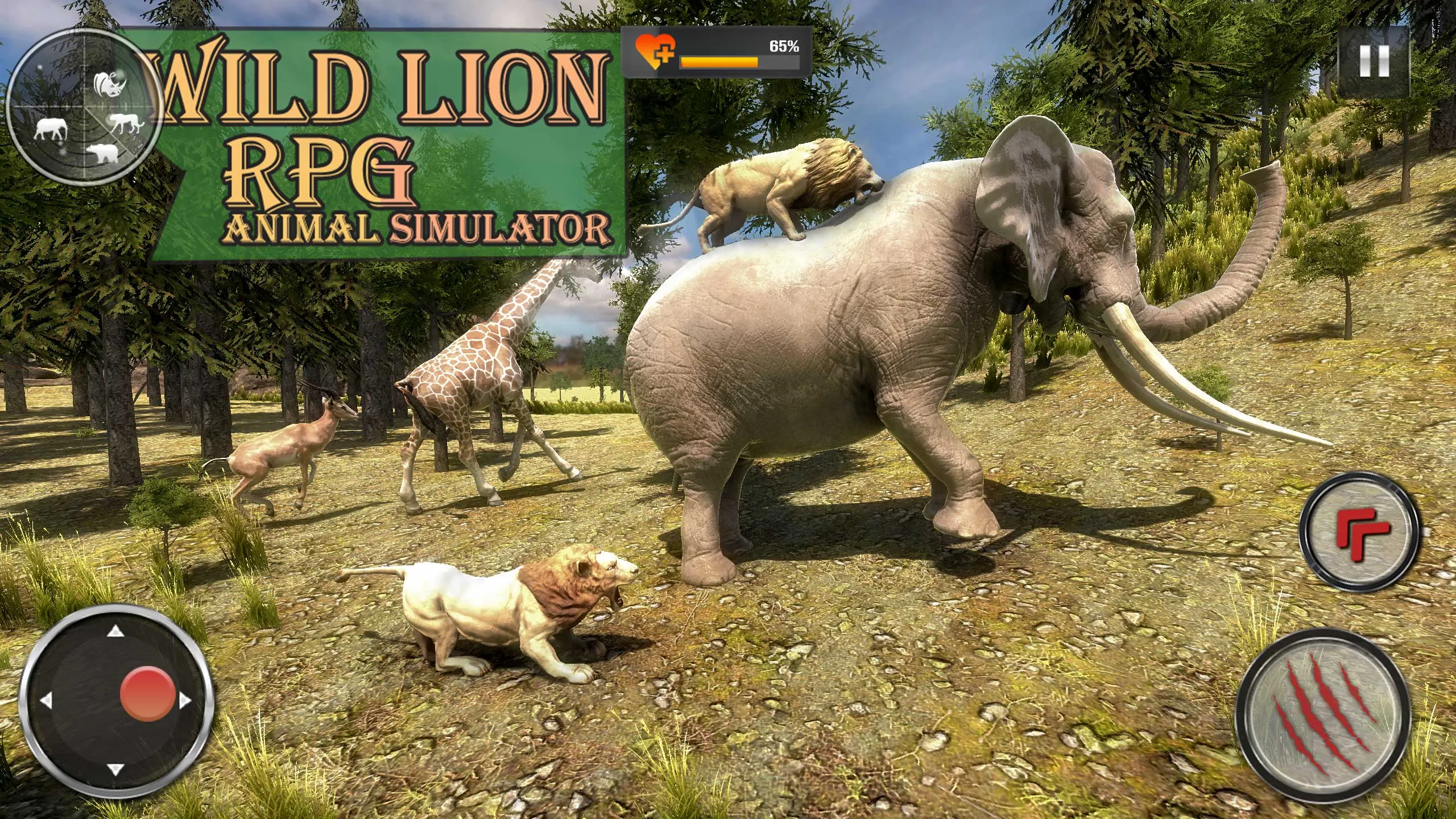 Wild Lion RPG Animal Simulator | Indus Appstore | Screenshot