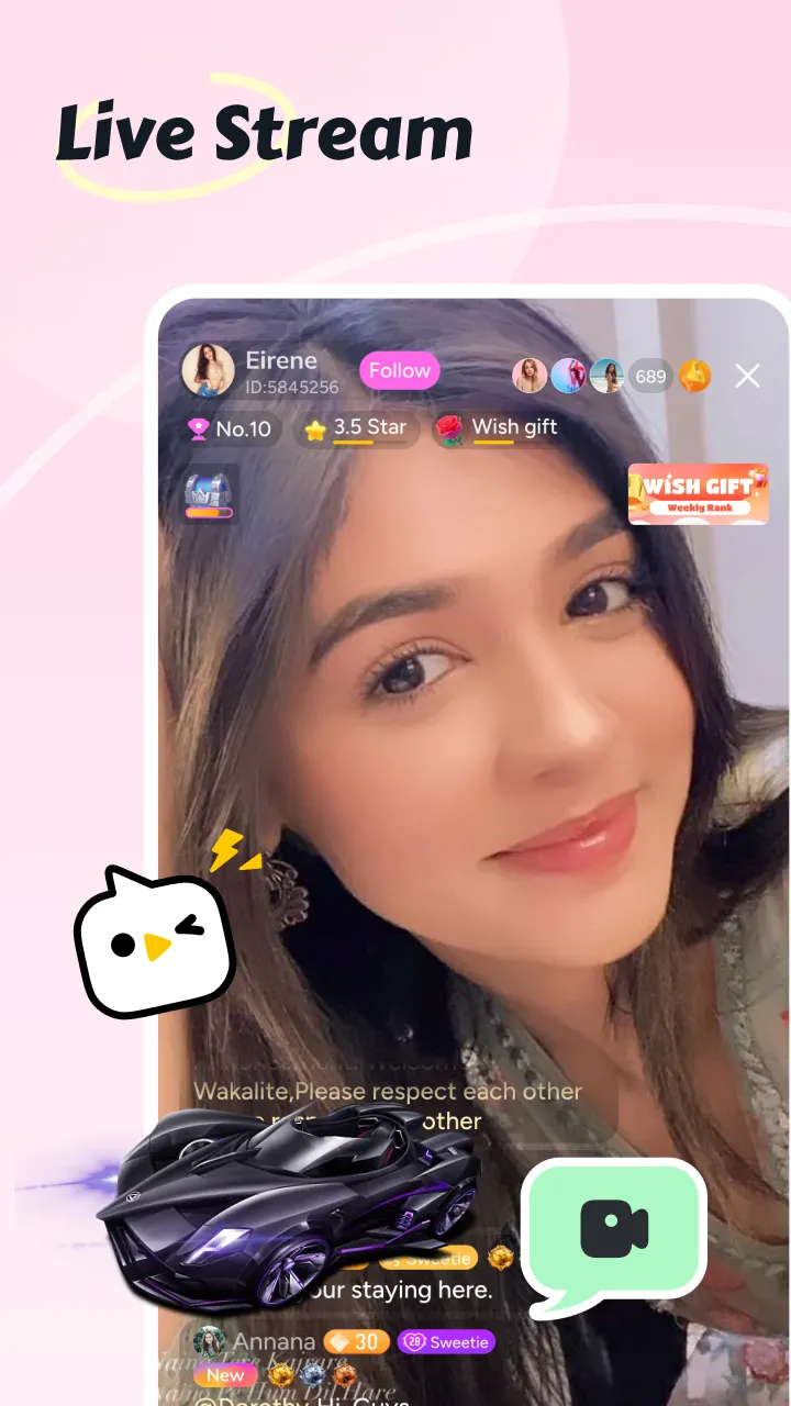 Baat Live - Video & Voice Room | Indus Appstore | Screenshot