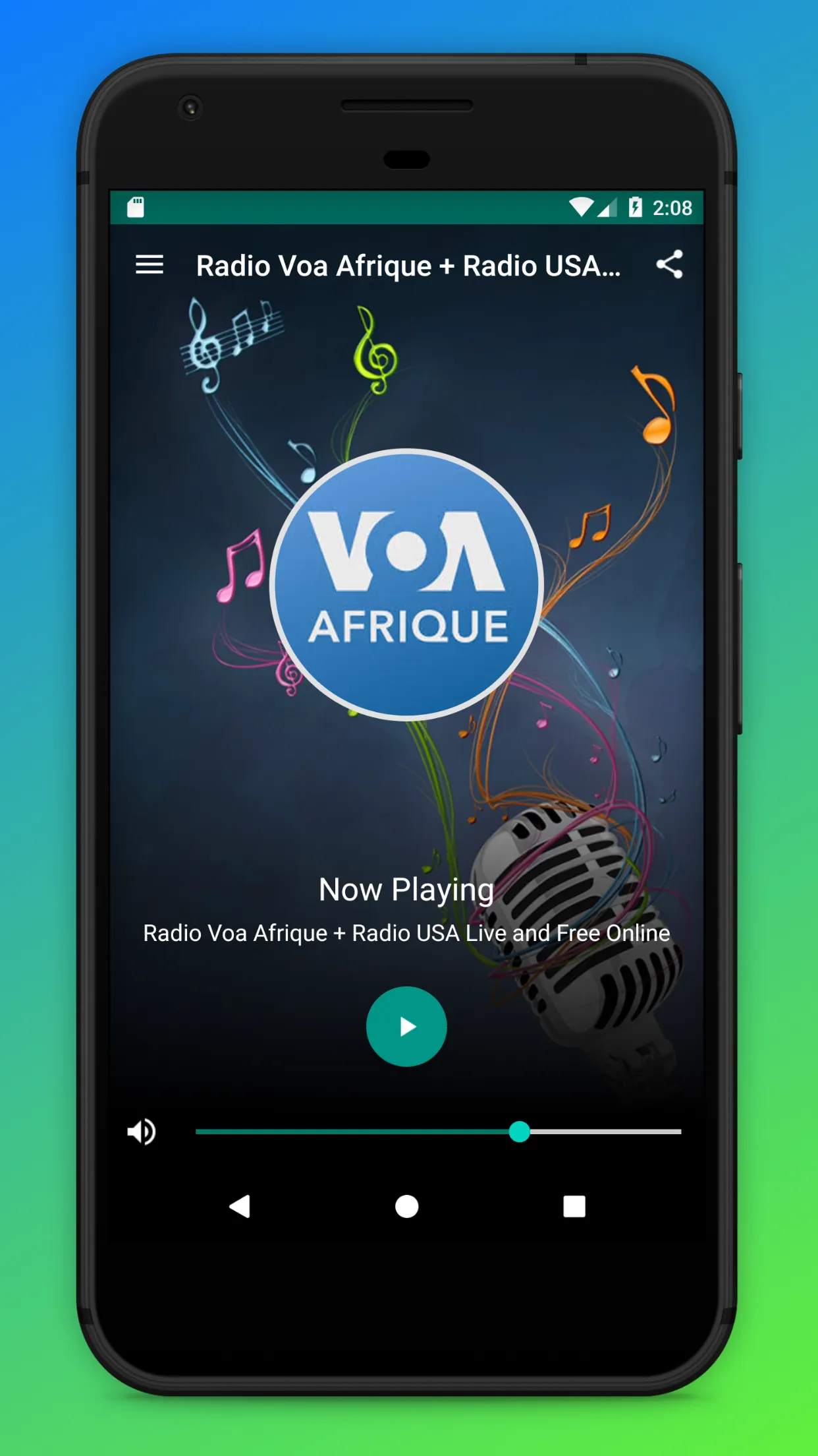 Radio Voa Afrique USA Online | Indus Appstore | Screenshot