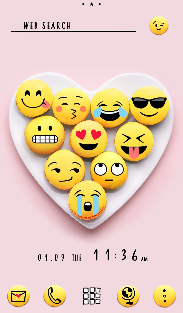 Emotional Macarons Theme | Indus Appstore | Screenshot