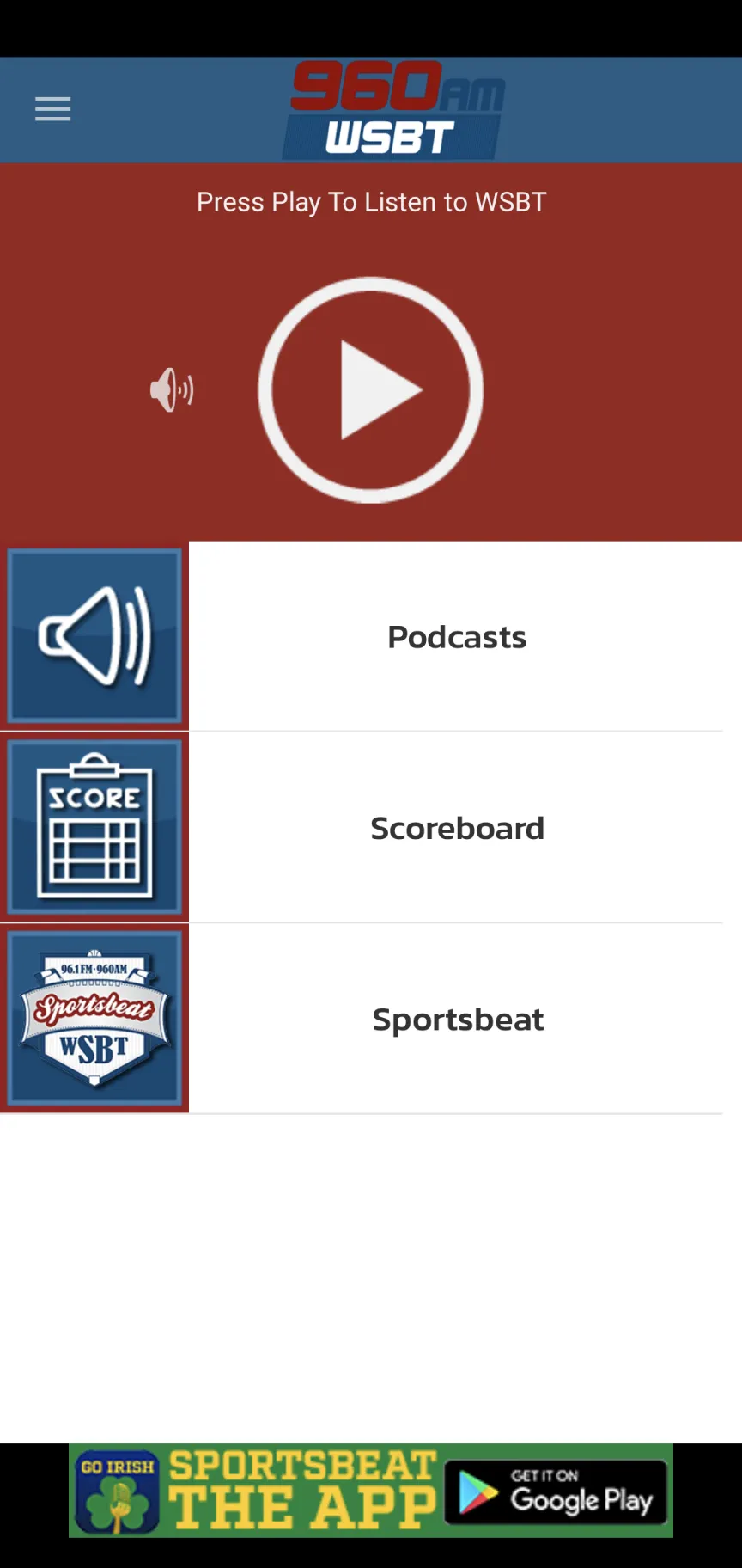 960AM WSBT | Indus Appstore | Screenshot