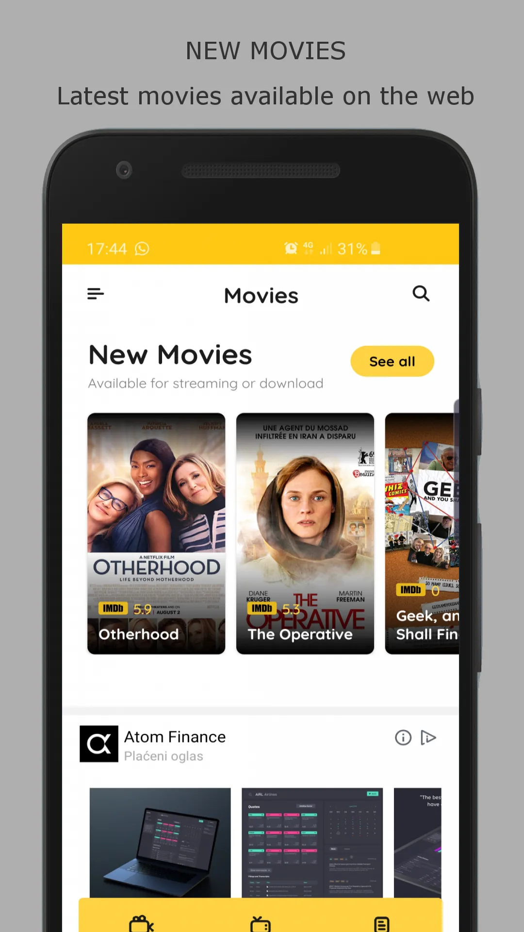 Online Movies | Indus Appstore | Screenshot