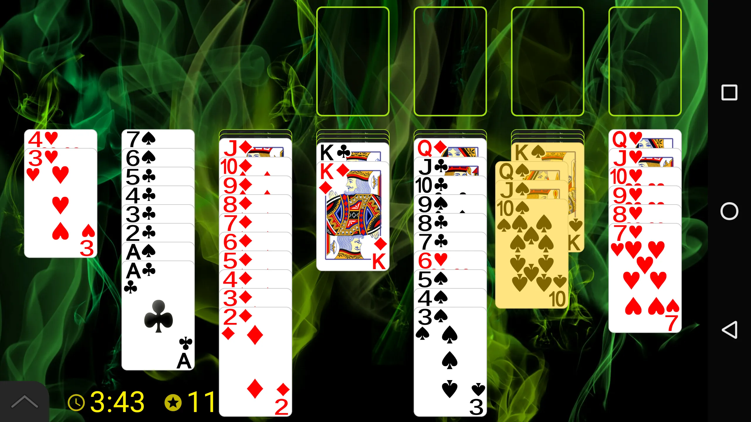 Spiderette Solitaire | Indus Appstore | Screenshot