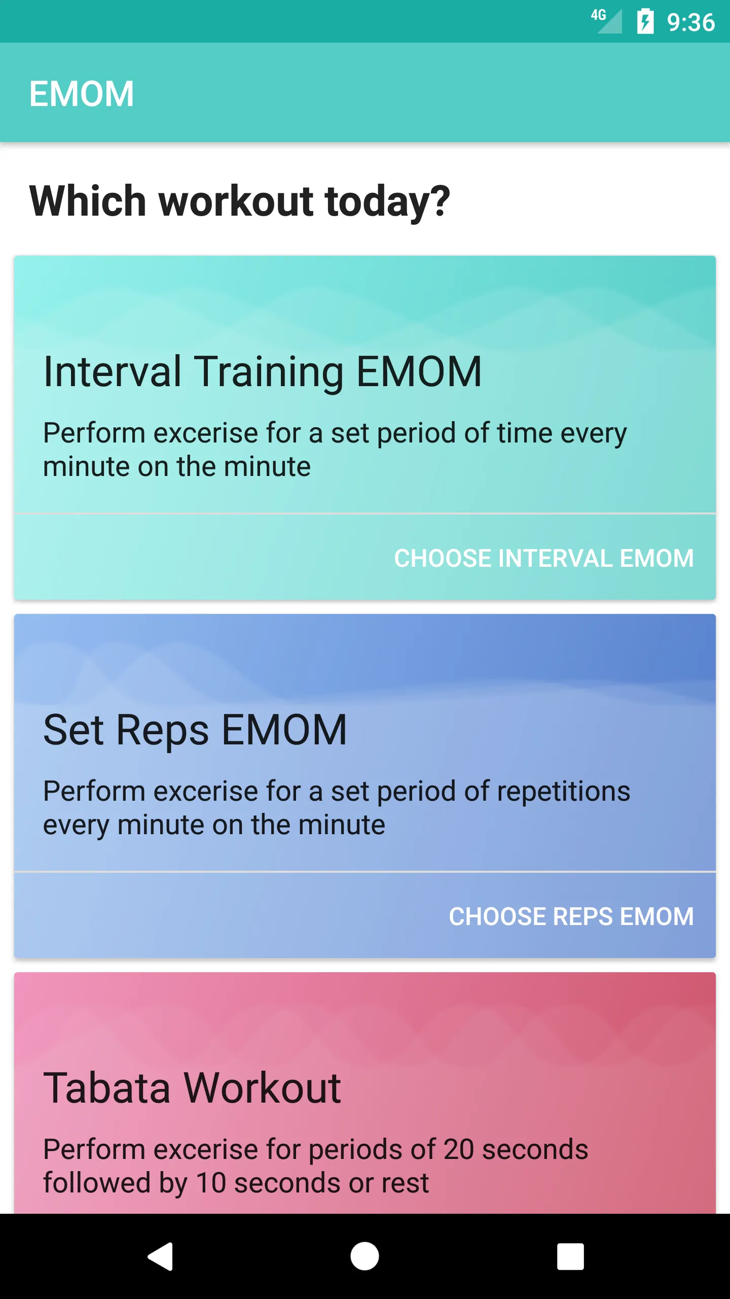 Simple Timer for EMOM & HIIT | Indus Appstore | Screenshot