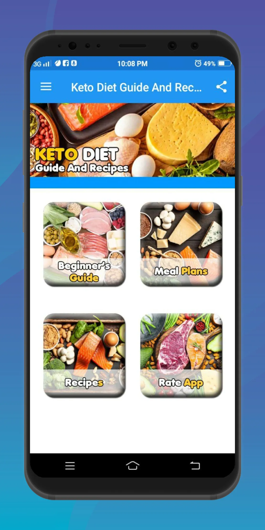 Keto Diet Guide And Recipes | Indus Appstore | Screenshot