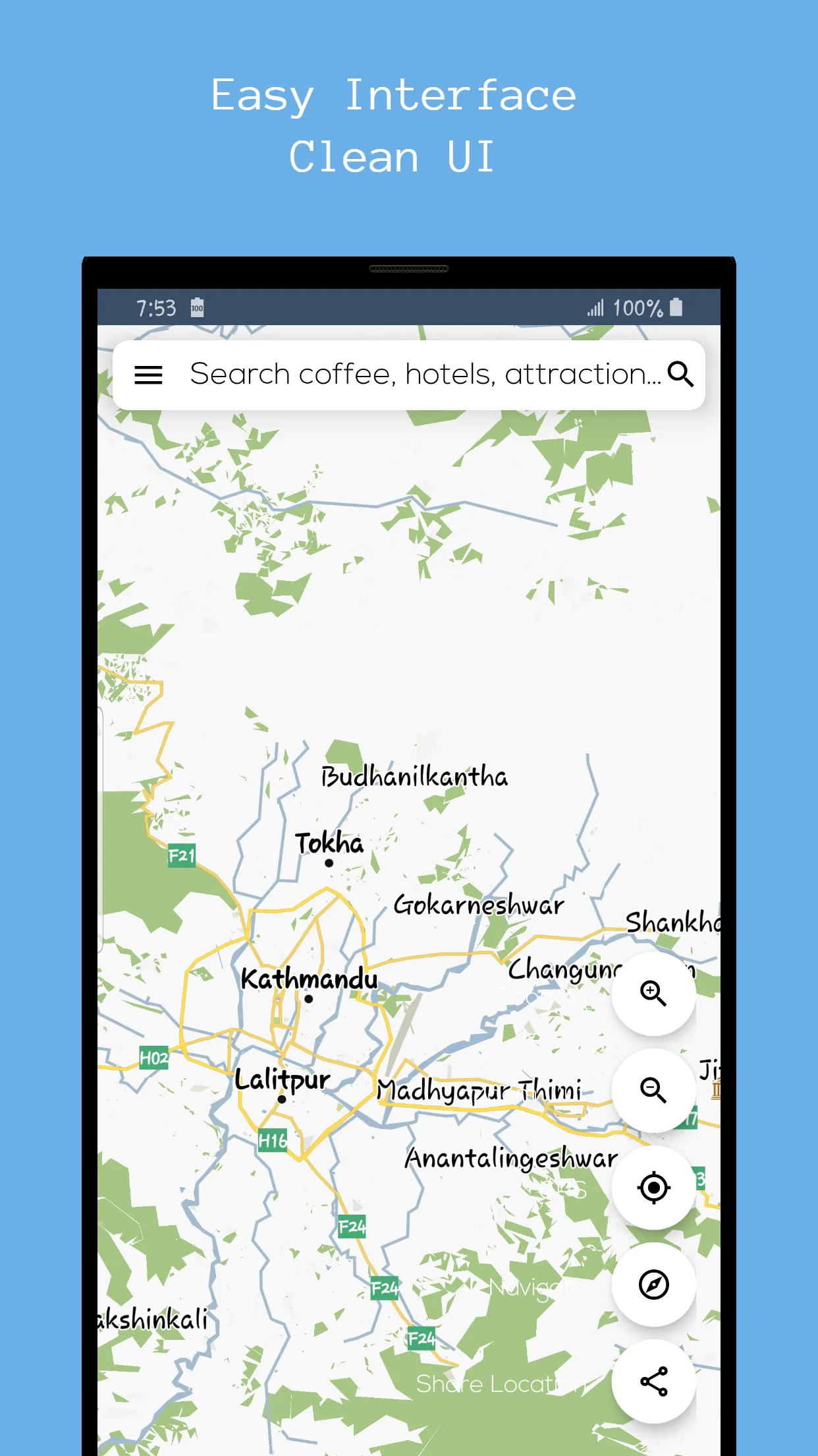 Offline Map & Navigation Nepal | Indus Appstore | Screenshot