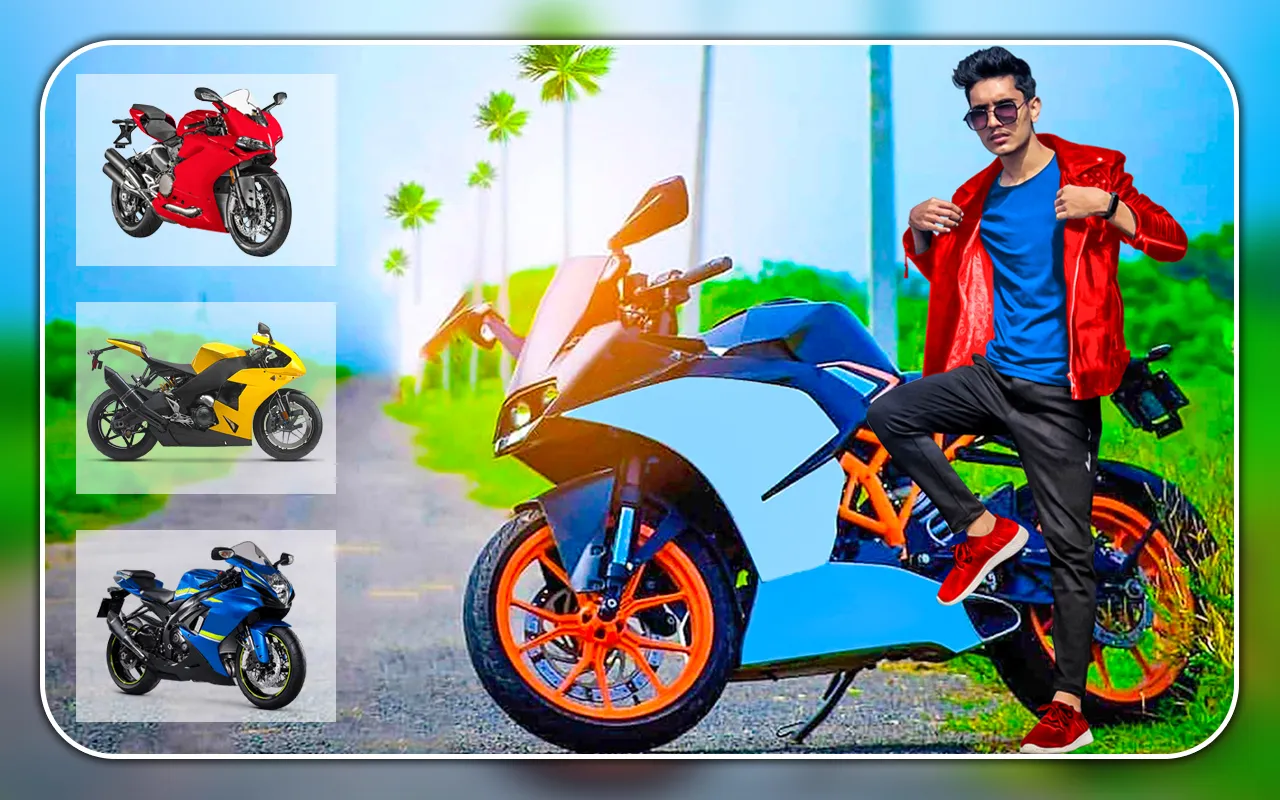 Bike photo editor rider frames | Indus Appstore | Screenshot