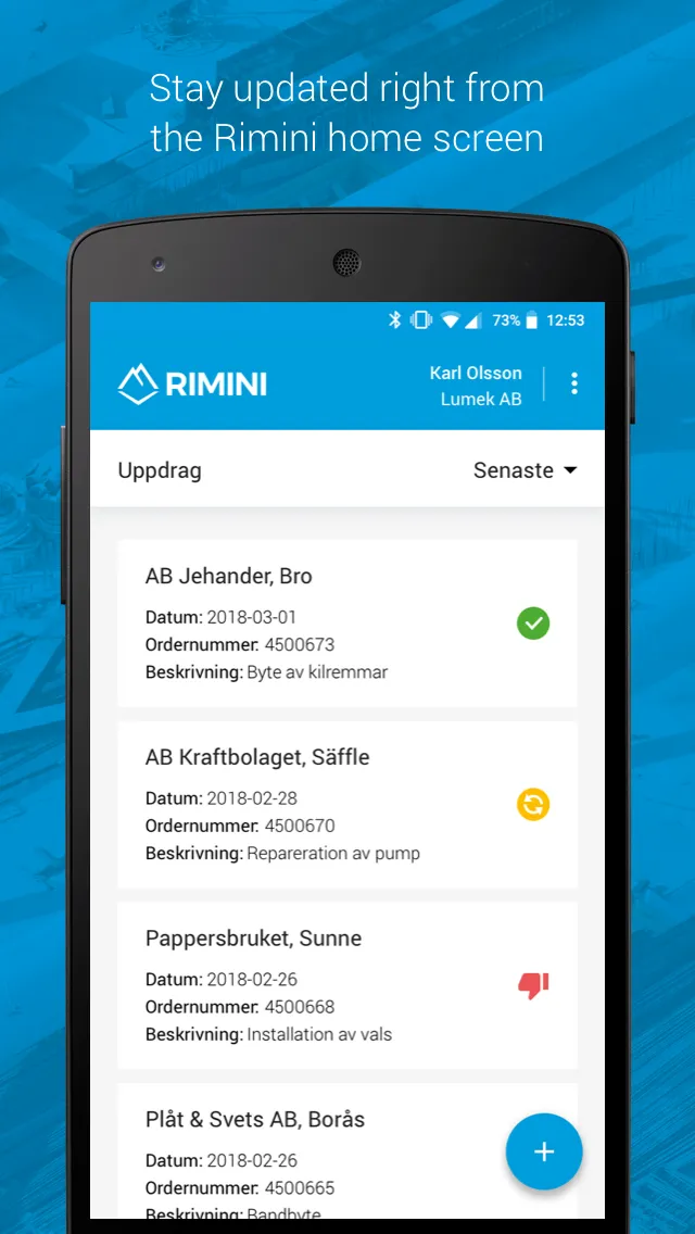 Rimini Risk Management | Indus Appstore | Screenshot