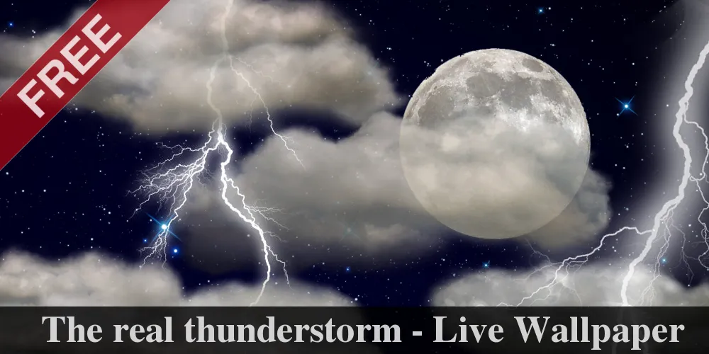 The real thunderstorm - LWP | Indus Appstore | Screenshot