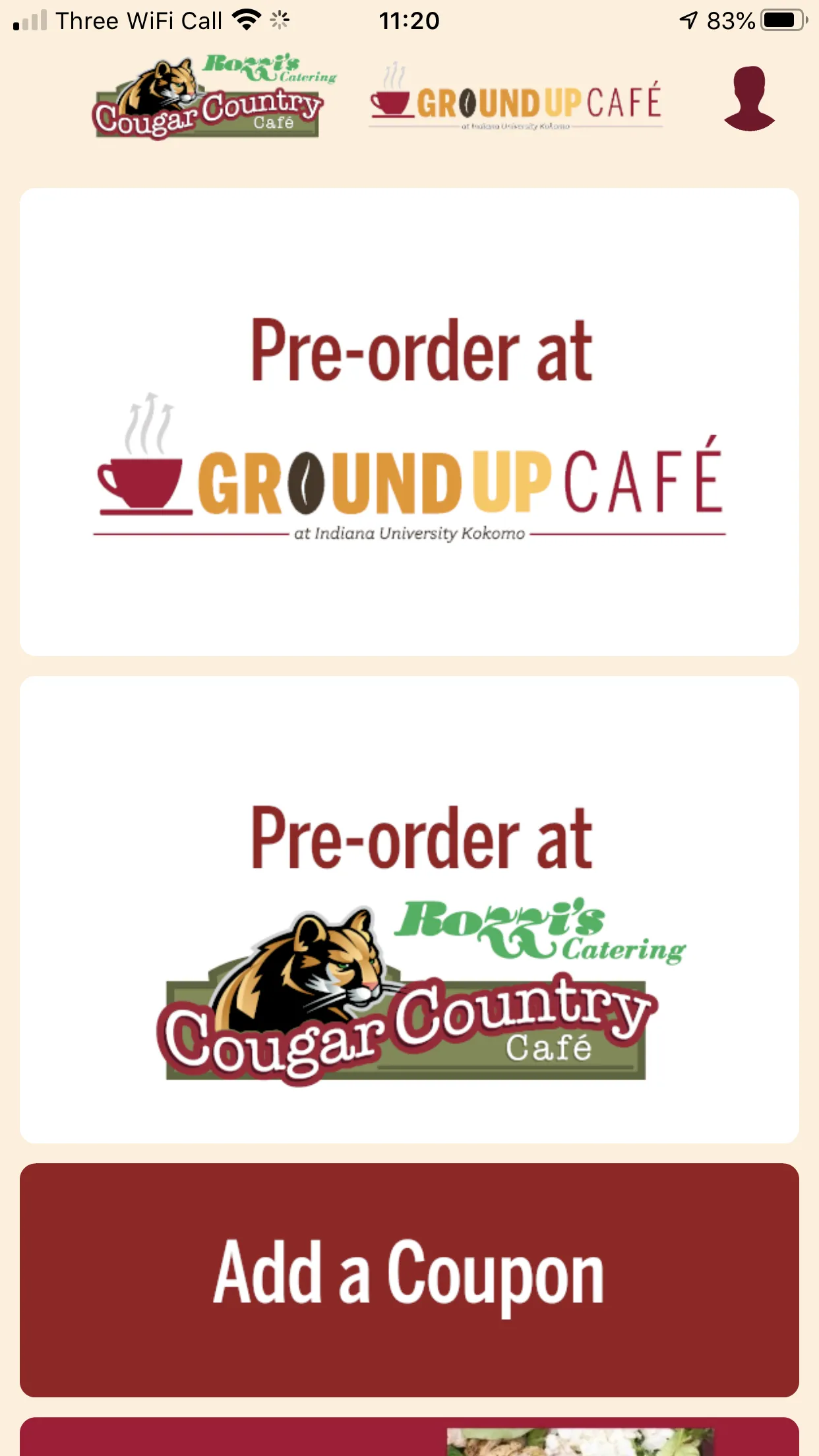 Campus Cafés | Indus Appstore | Screenshot