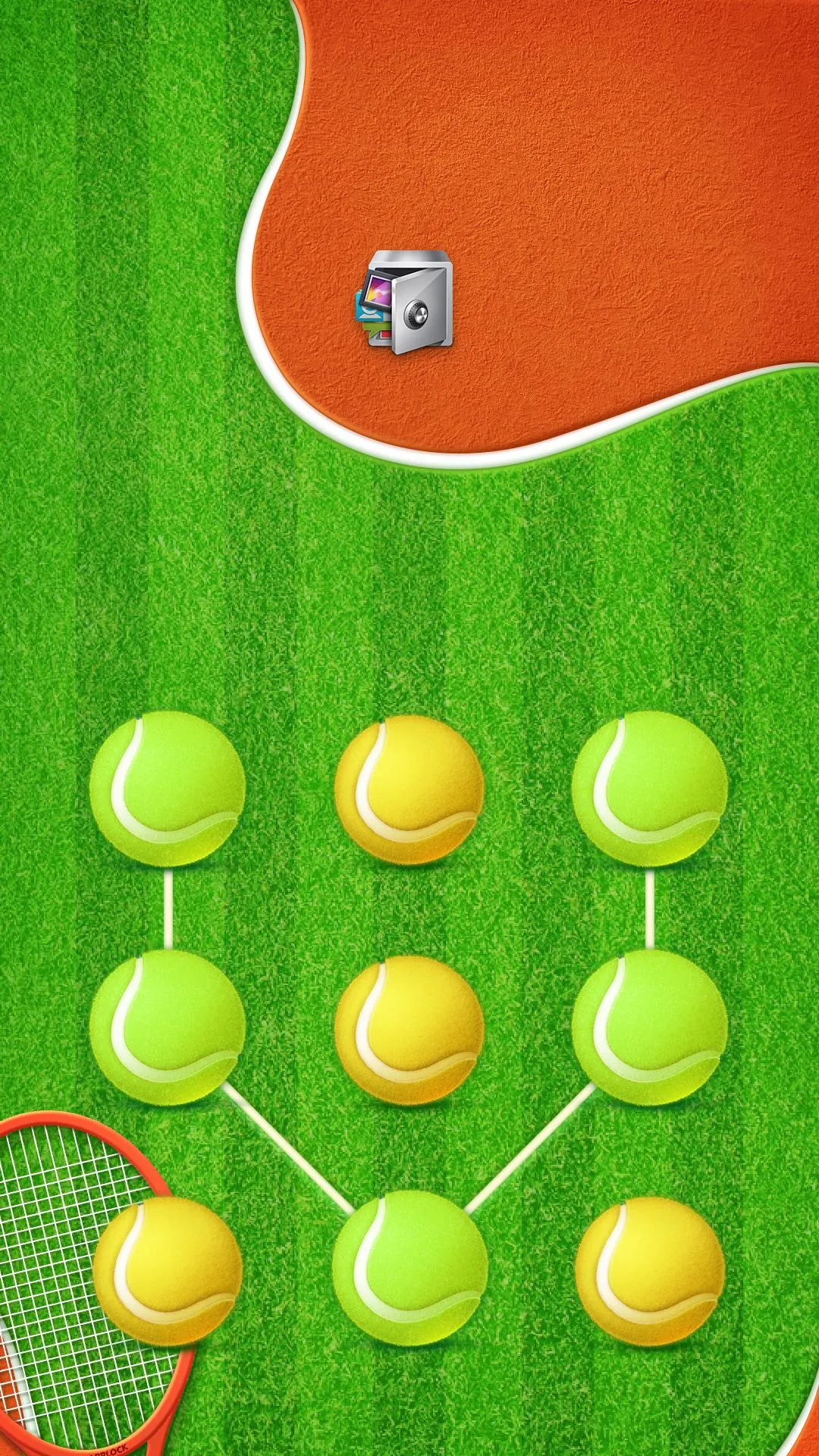AppLock Theme Tennis | Indus Appstore | Screenshot