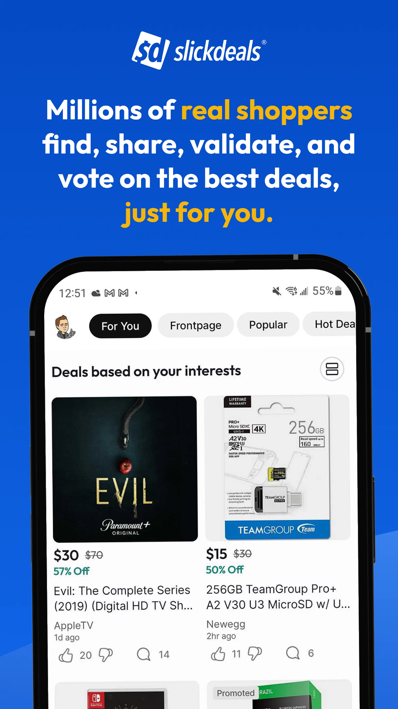 Slickdeals: Deals & Discounts | Indus Appstore | Screenshot