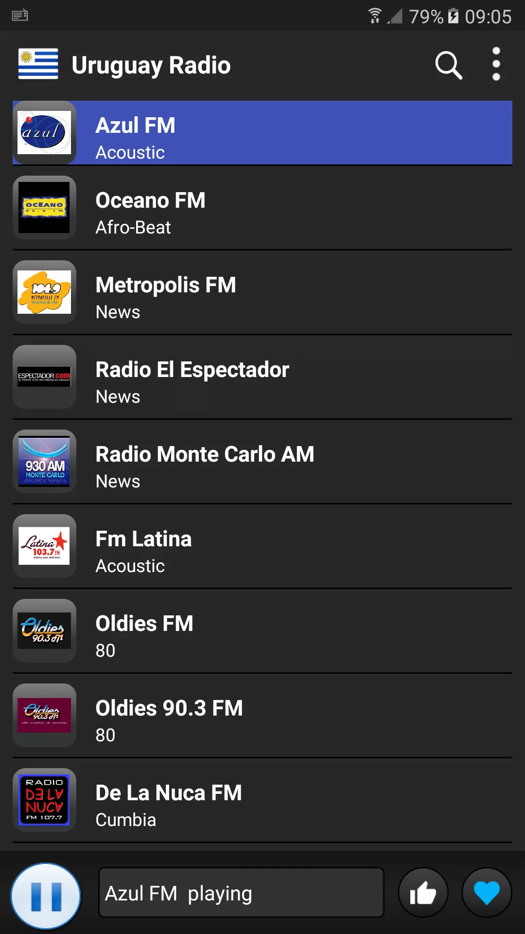 Radio Uruguay  - AM FM Online | Indus Appstore | Screenshot