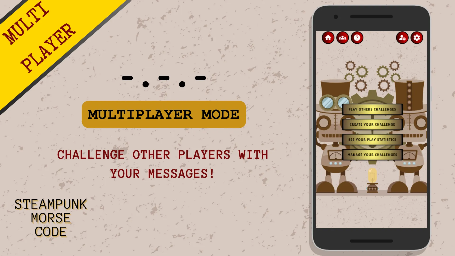 Steampunk Morse Code | Indus Appstore | Screenshot