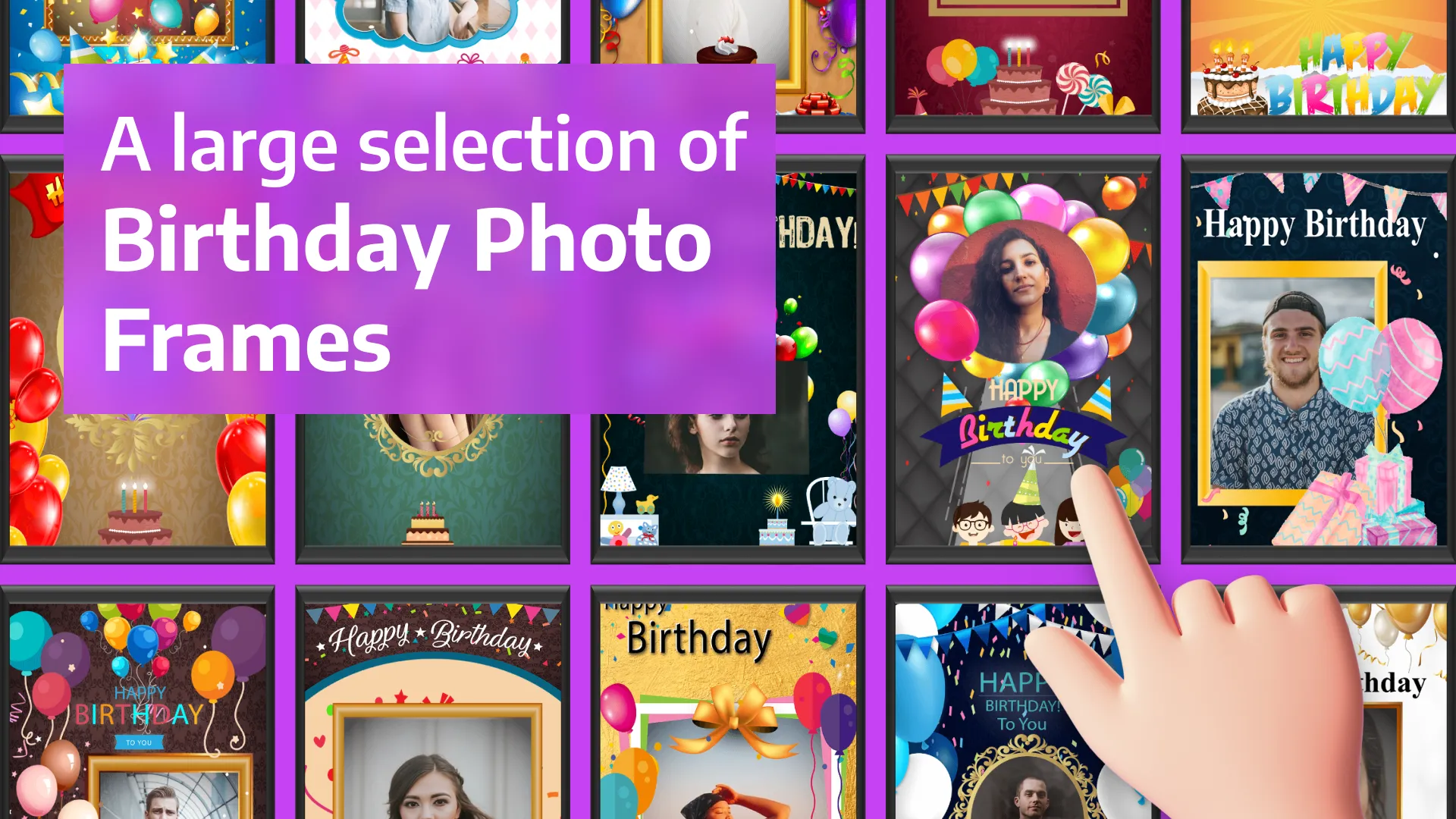 Birthday Photo Frame Maker | Indus Appstore | Screenshot