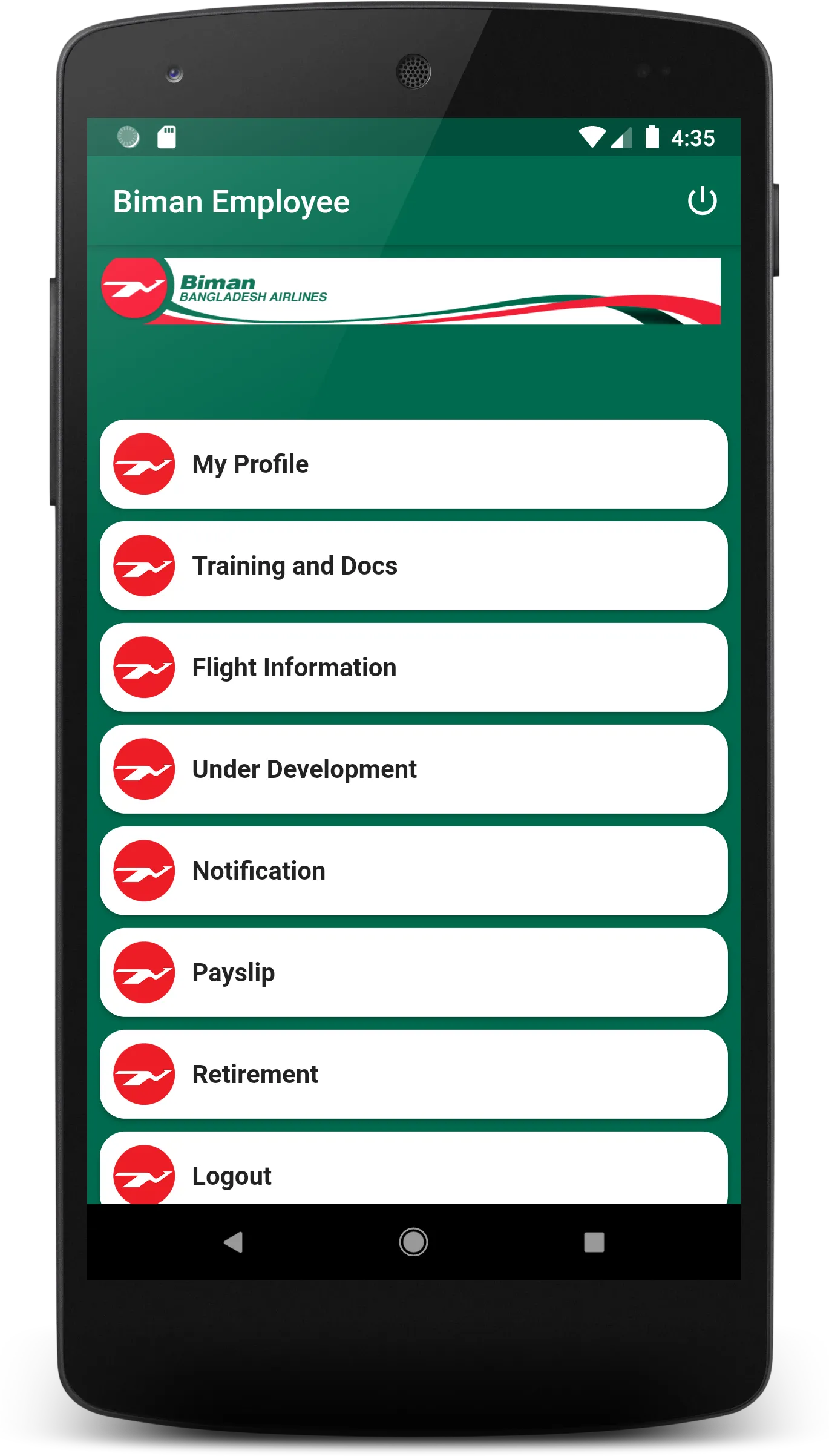 Biman Employee | Indus Appstore | Screenshot