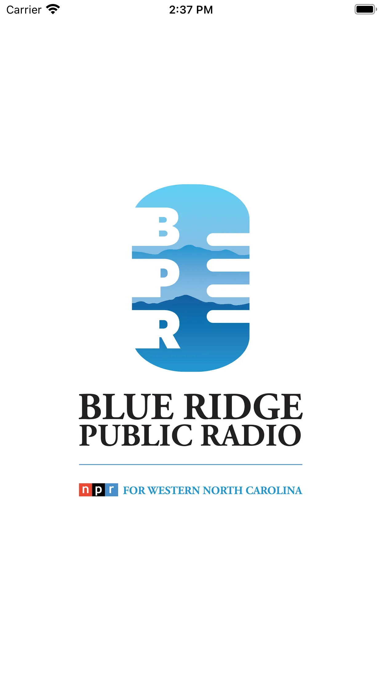 Blue Ridge Public Radio App | Indus Appstore | Screenshot