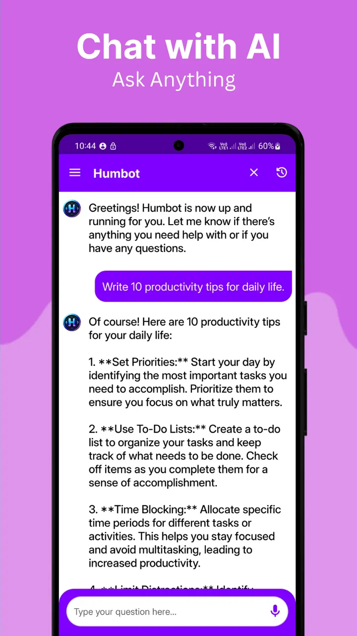 Humbot: AI Chat & Humanizer | Indus Appstore | Screenshot