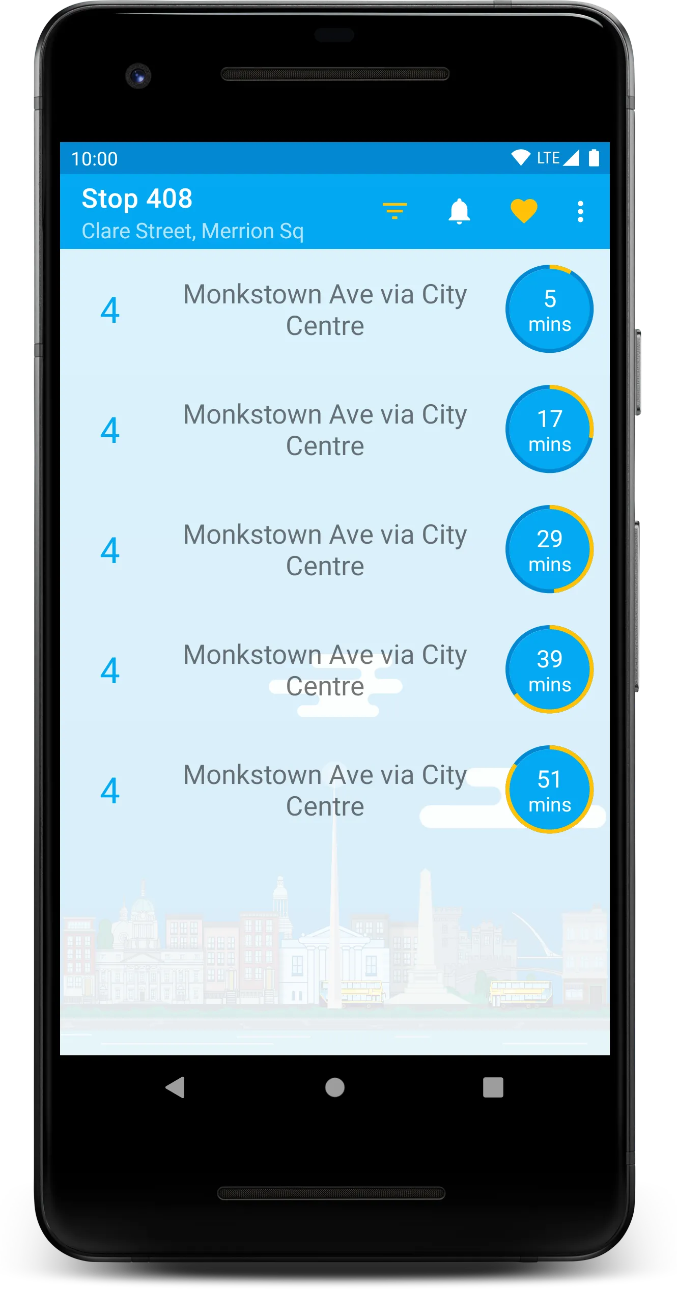 Next Bus Dublin | Indus Appstore | Screenshot