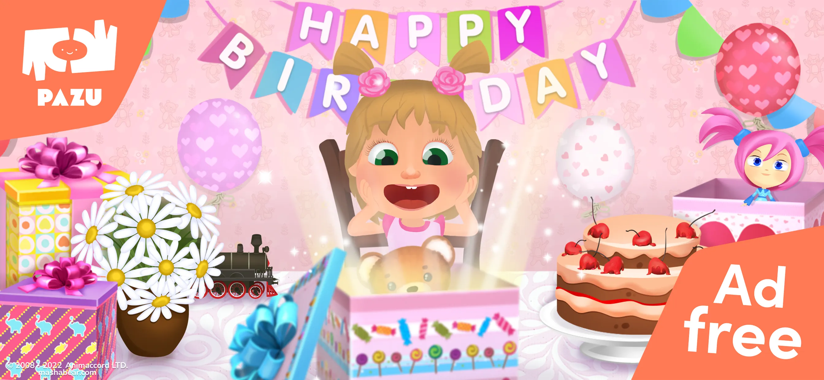 Masha and The Bear Birthday | Indus Appstore | Screenshot