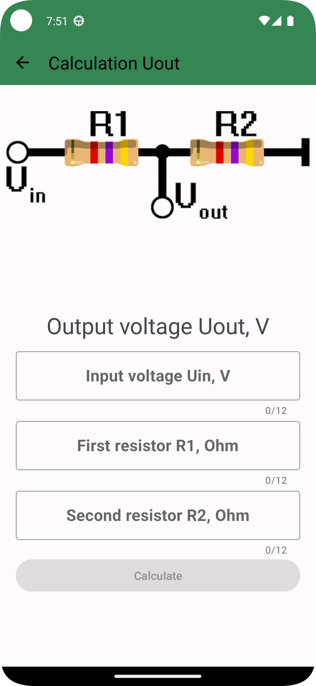 Voltage Divider | Indus Appstore | Screenshot