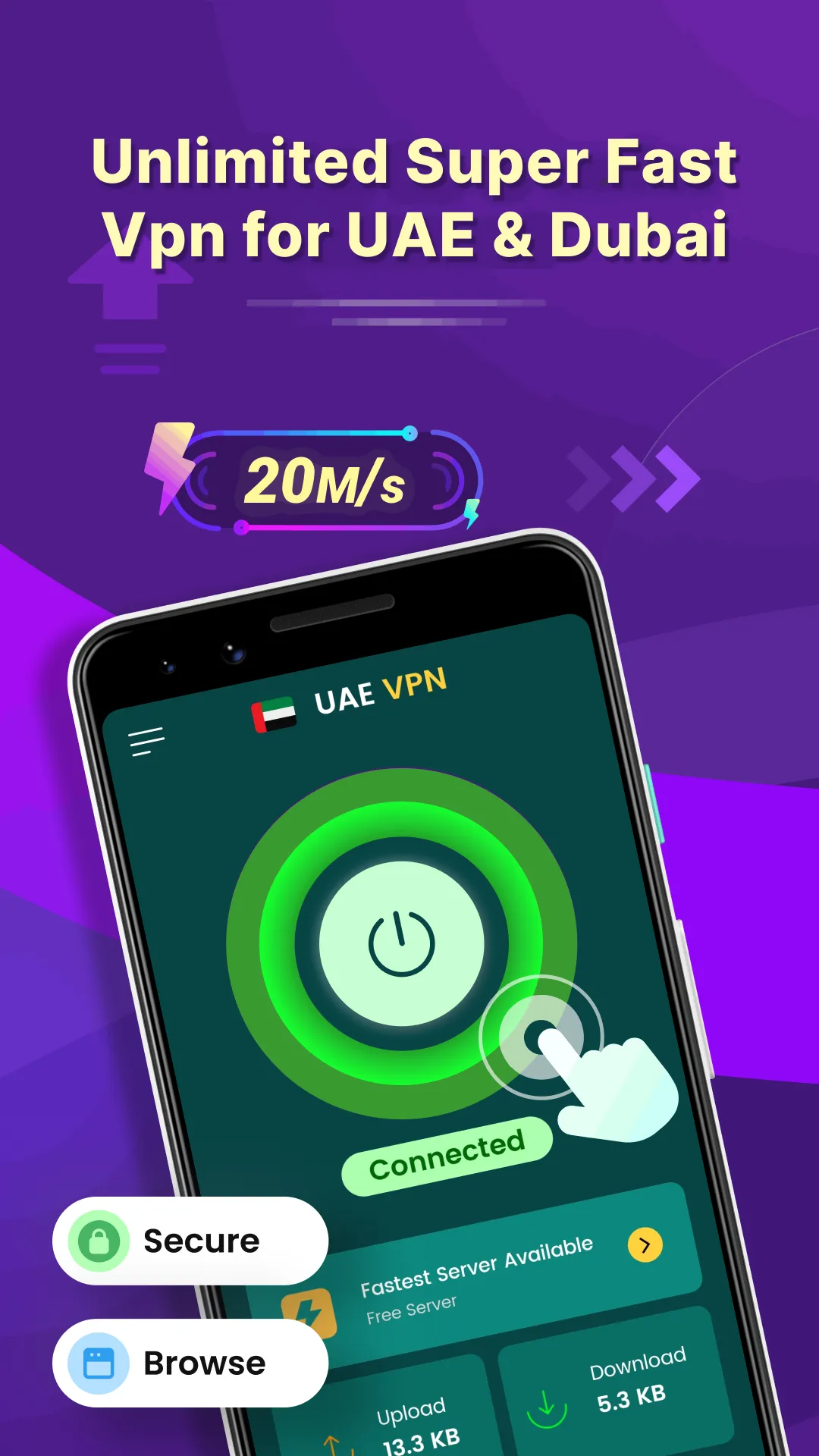 UAE VPN - Fast Vpn for Dubai | Indus Appstore | Screenshot