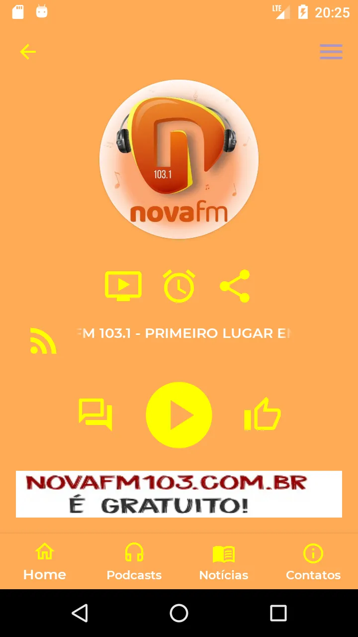 Nova FM 103.1 Pinhalzinho-SC | Indus Appstore | Screenshot