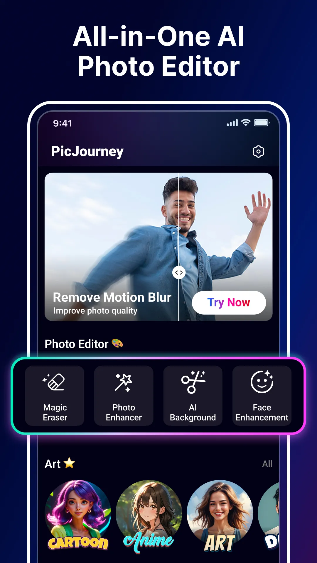 AI Photo Editor, Cartoon Maker | Indus Appstore | Screenshot