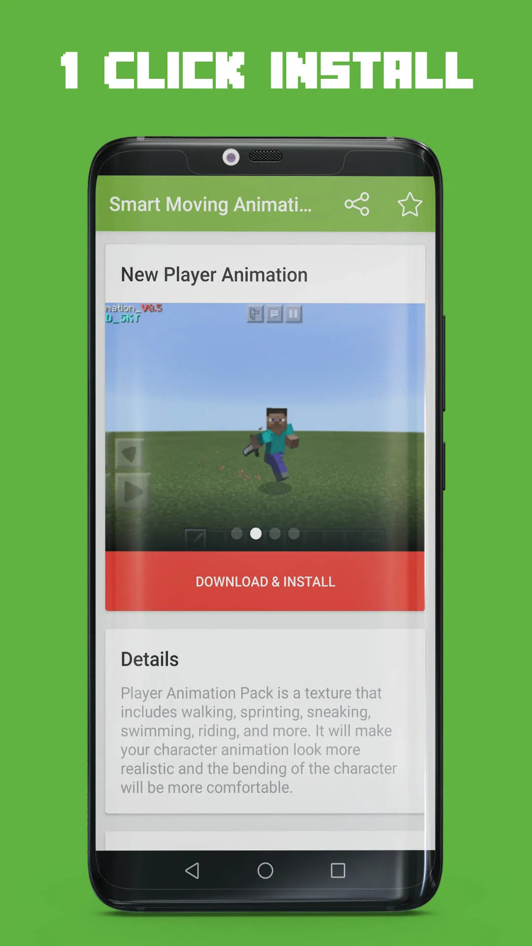 Animation Mod for MCPE | Indus Appstore | Screenshot