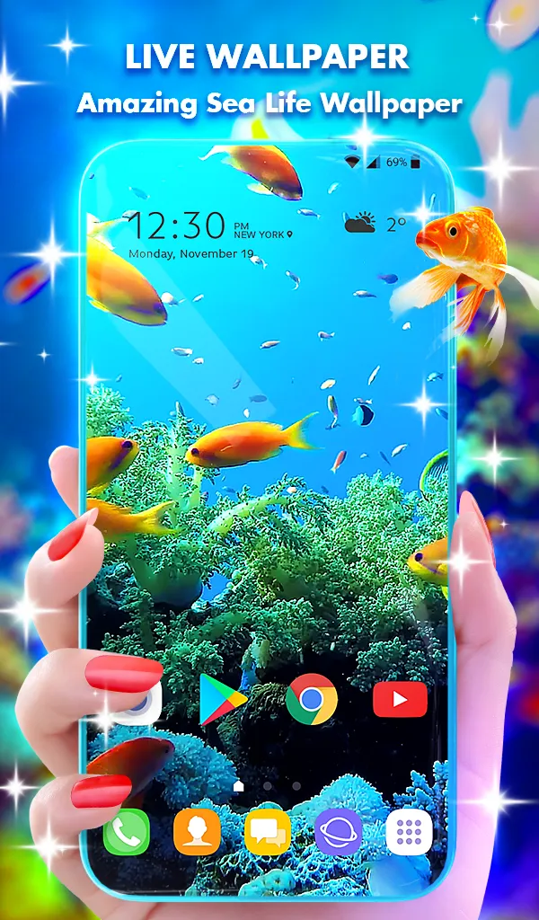 Coral Life Wallpaper HD Theme | Indus Appstore | Screenshot