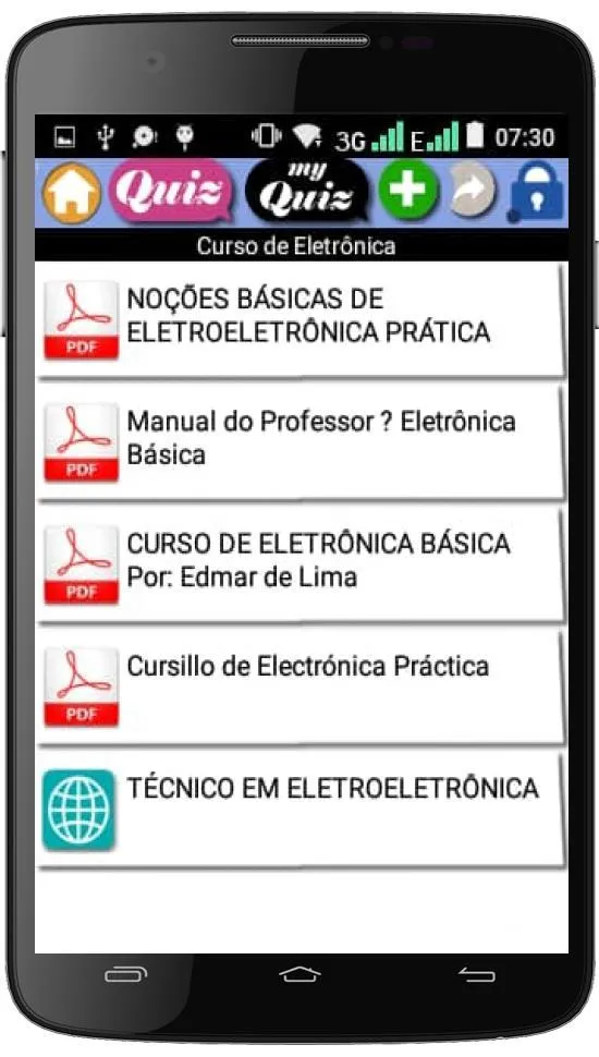 Curso de Eletrônica (português | Indus Appstore | Screenshot