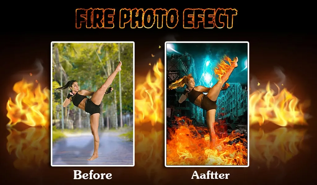 Fire Photo Editor, Fire Effect | Indus Appstore | Screenshot