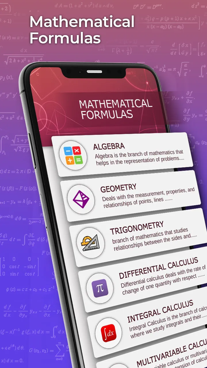 All Maths Formulae | Indus Appstore | Screenshot