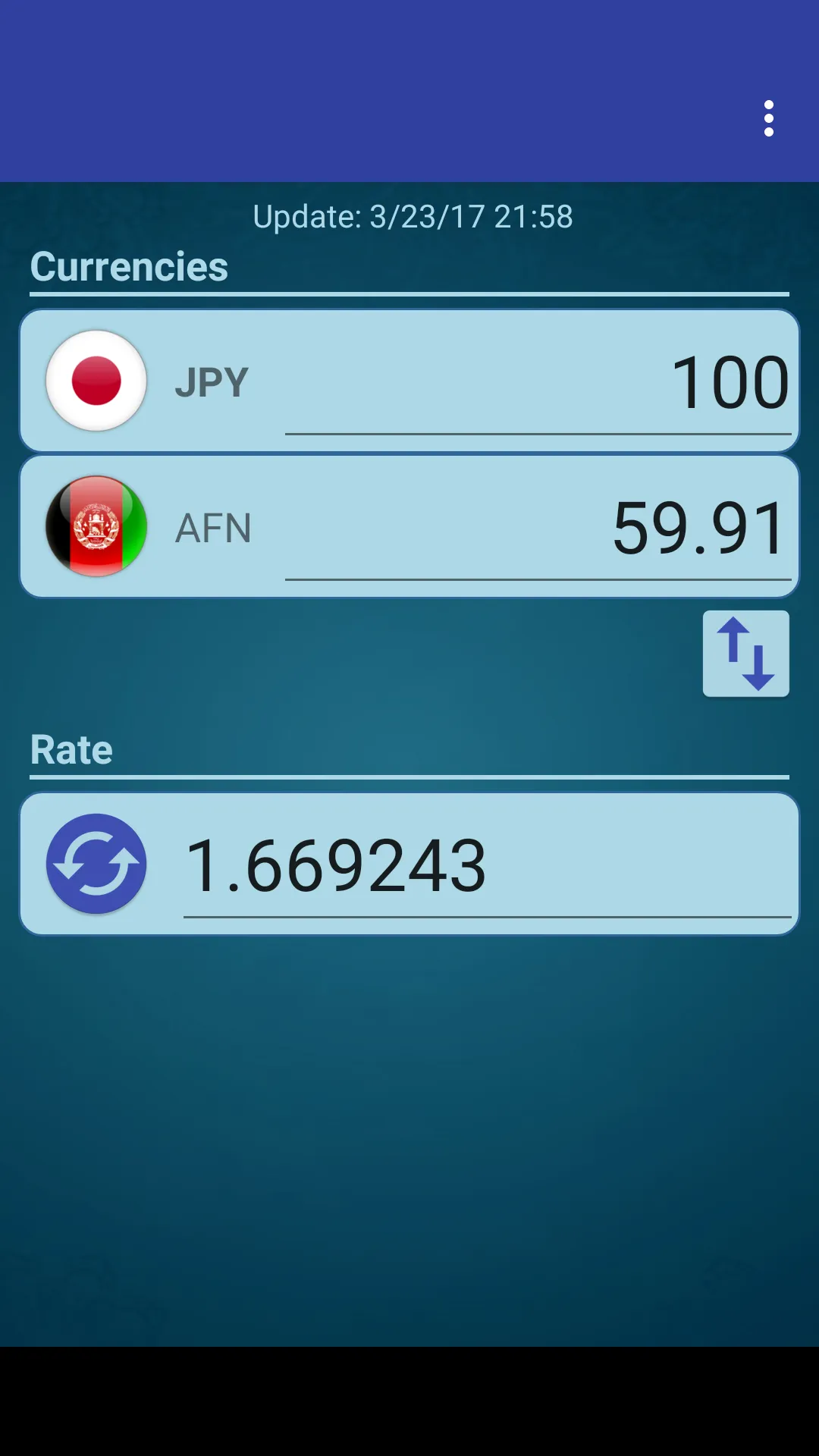 Japan Yen x Afghan Afghani | Indus Appstore | Screenshot