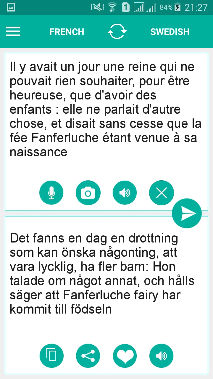 Swedish French Translator | Indus Appstore | Screenshot