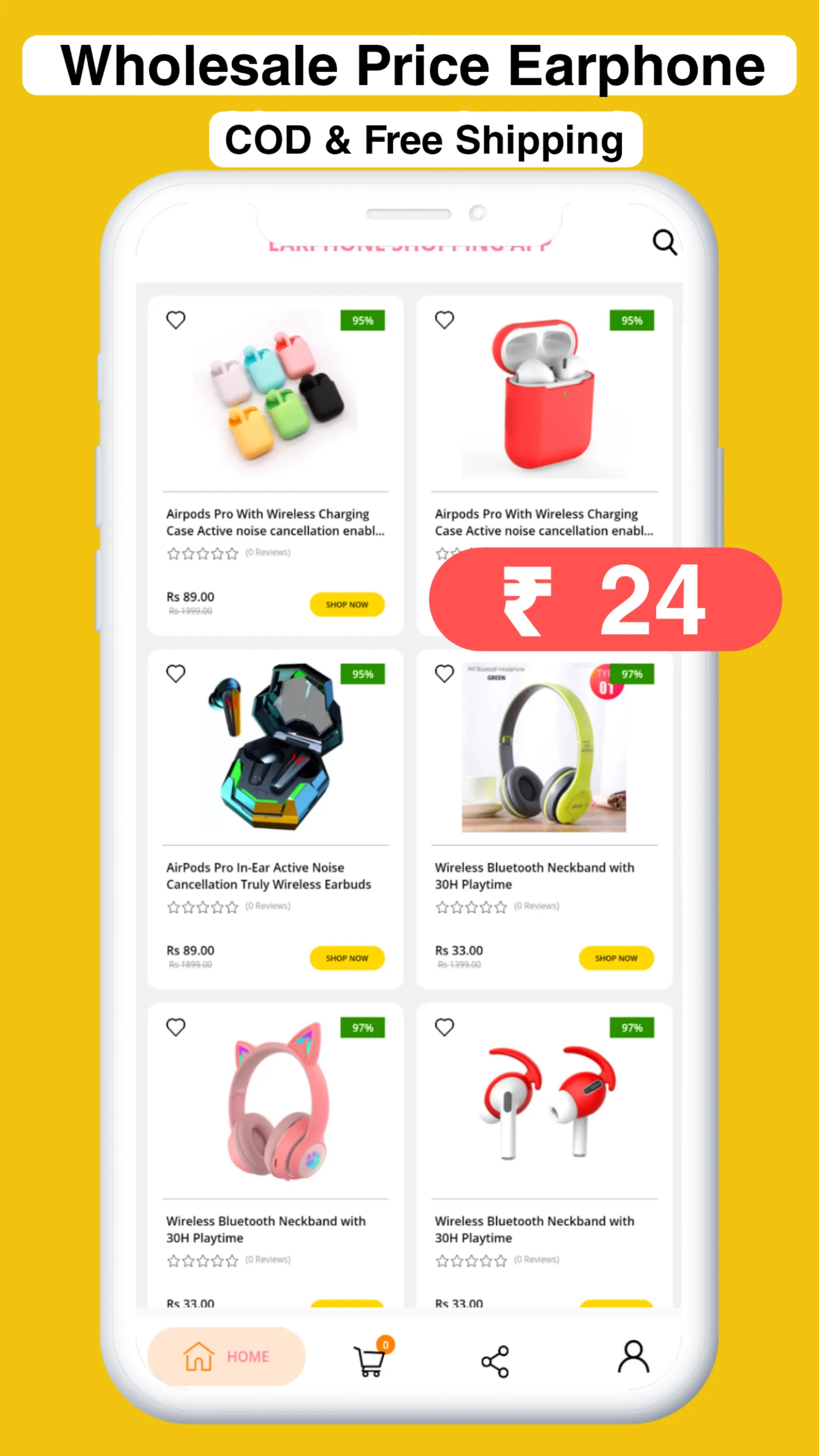 Earphone Online Shopping App | Indus Appstore | Screenshot