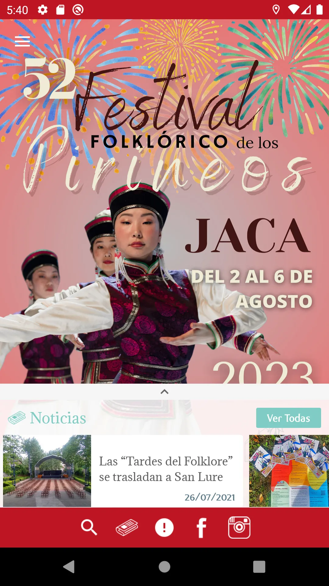 Festival Folklórico Pirineos | Indus Appstore | Screenshot