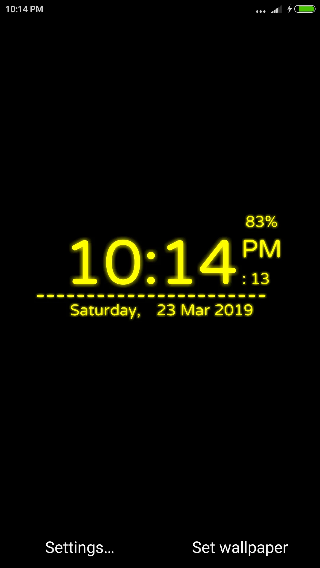 Digi Clock Live Wp | Indus Appstore | Screenshot