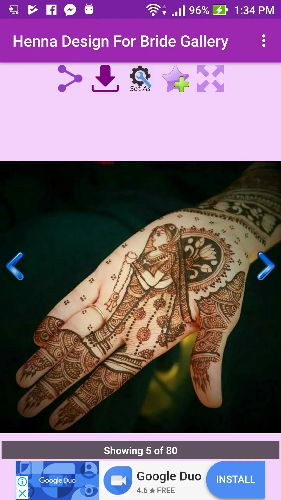 Henna Design For Bride | Indus Appstore | Screenshot